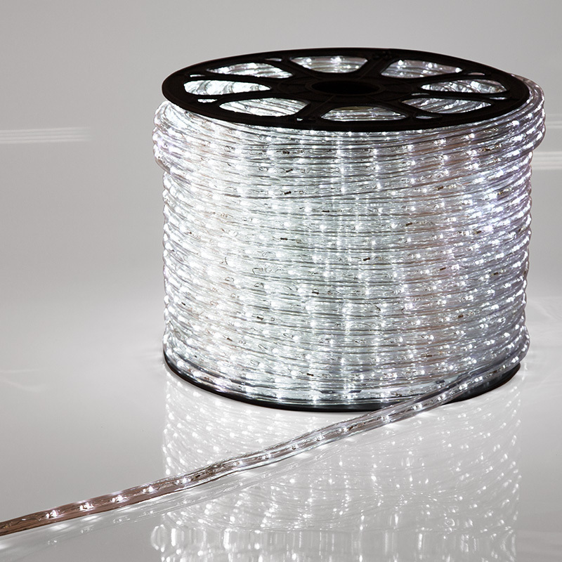 121-125-3 ∙ Дюралайт LED, постоянное свечение (2W) - белый, 24 LED/м Ø10мм, бухта 100м ∙ кратно 100 м