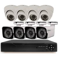 Комплект видеонаблюдения AHD 8Мп Ps-Link KIT-B808HD 4 камеры для улицы, 4 камеры для помещения, датчик движения, ночная съемка