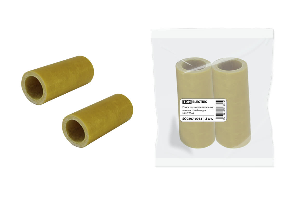 TDM ELECTRIC SQ0807-0033 Изолятор соединительных шпилек H=40 мм для ИШП (Упаковка 2шт)