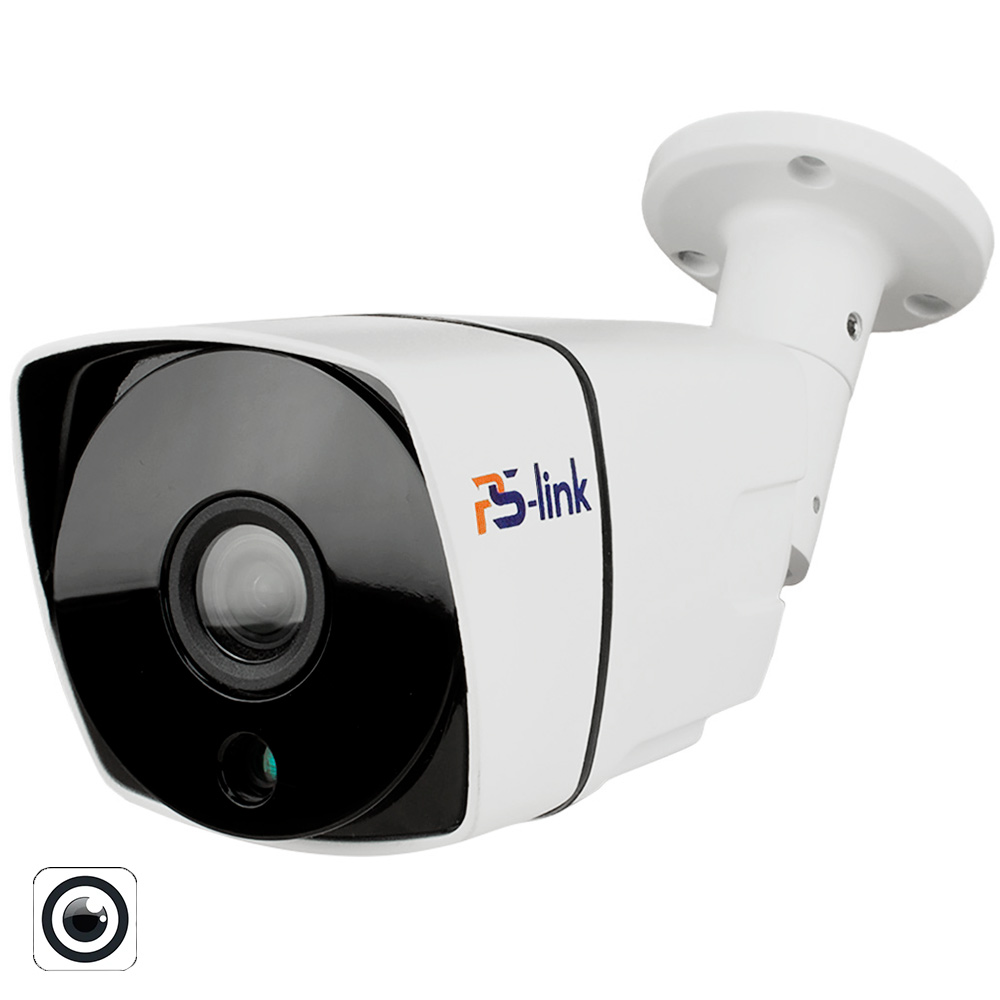 Камера видеонаблюдения IP 2Мп Ps-Link IP102P-YE питание PoE, облако IPEye, уличная