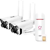 Комплект видеонаблюдения 4G 3Мп Ps-Link KIT-XME302-4G 2 камеры для улицы, микрофон, динамик, LED-подсветка, слот microSD, приложение