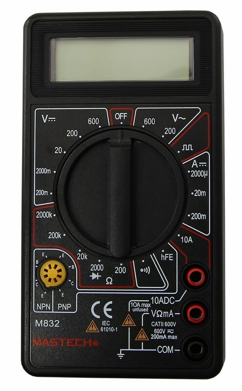 Мультиметр 13-2003 ∙ Портативный мультиметр M832 MASTECH