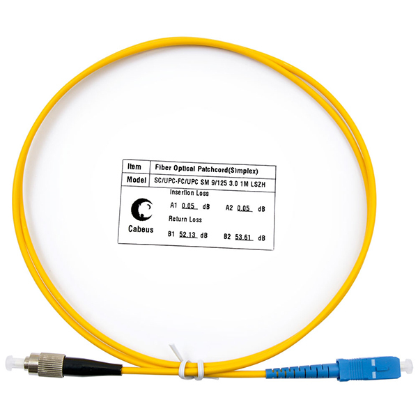 Патч-корд оптический FOP(s)-9-SC-FC-1m (7380c)
