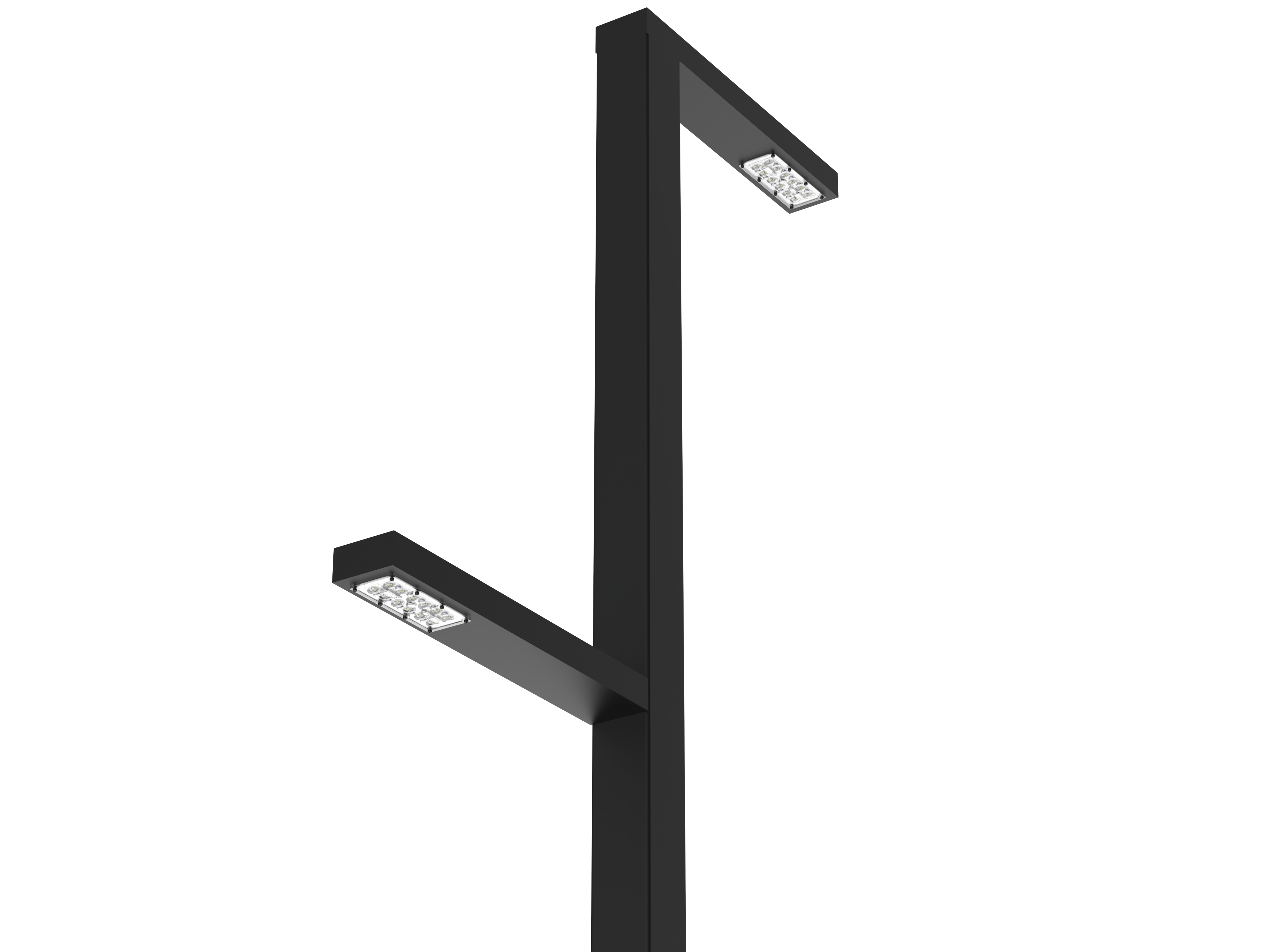 VARTON V1-S0-90GLZ-54060-6506030 Осветительная система VARTON парковый Glight Z 2x30 Вт Urban 6000 мм 3000K RAL9005 черный