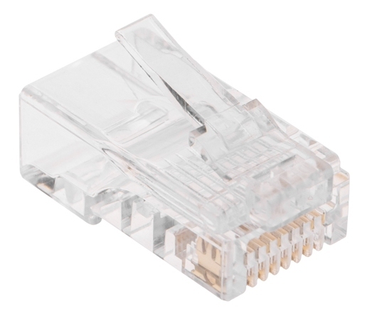 05-1020 ∙ Разъем cквозной RJ-45(8P8C) под витую пару, UTP, CAT 5e Rexant ∙ кратно 10 шт