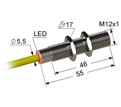 Датчик индуктивный бесконтактный PS2-12M55-2B51-K