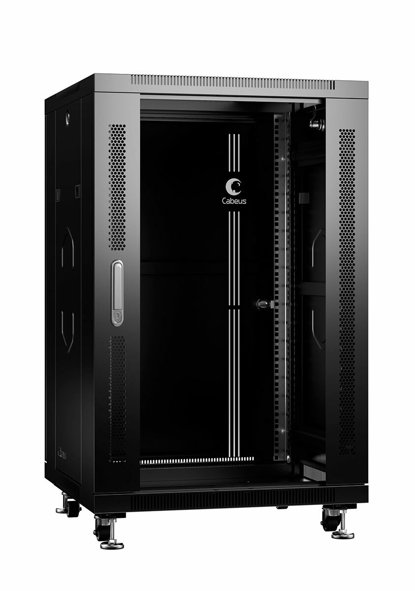 Шкаф телекоммуникационный SH-05C-22U60/80-BK (8572c)