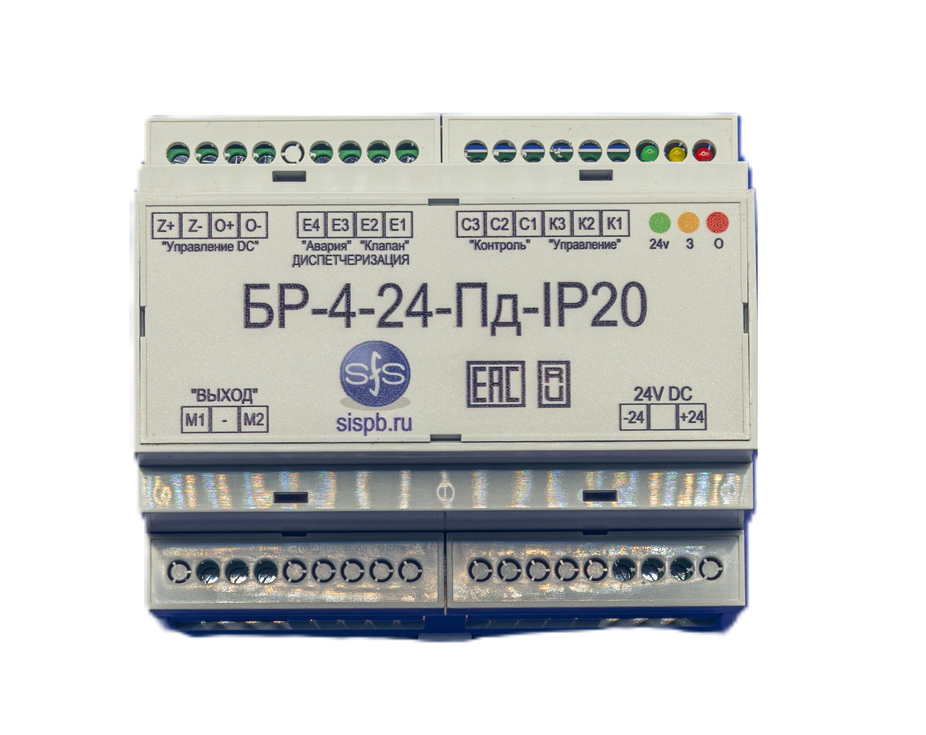 Блок релейный БР-4-24-КР-Пд-ТС-IP20