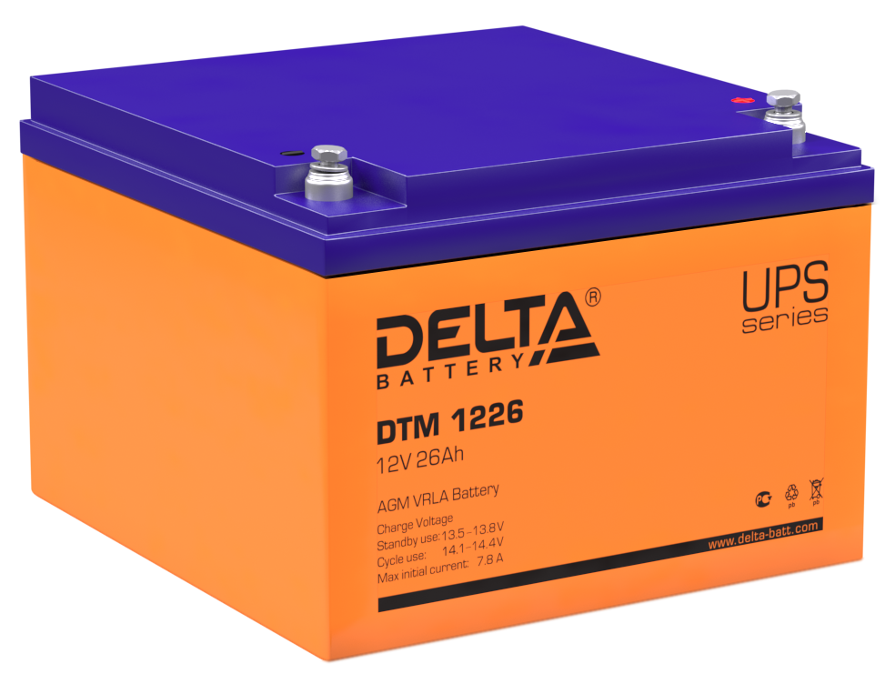 DTM 1226 ∙ Аккумулятор 12В 26 А∙ч