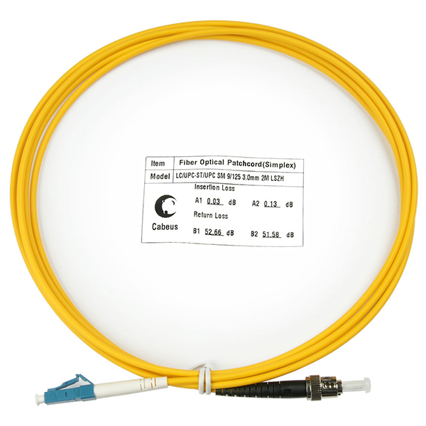 Патч-корд оптический FOP(s)-9-LC-ST-2m (7529c)
