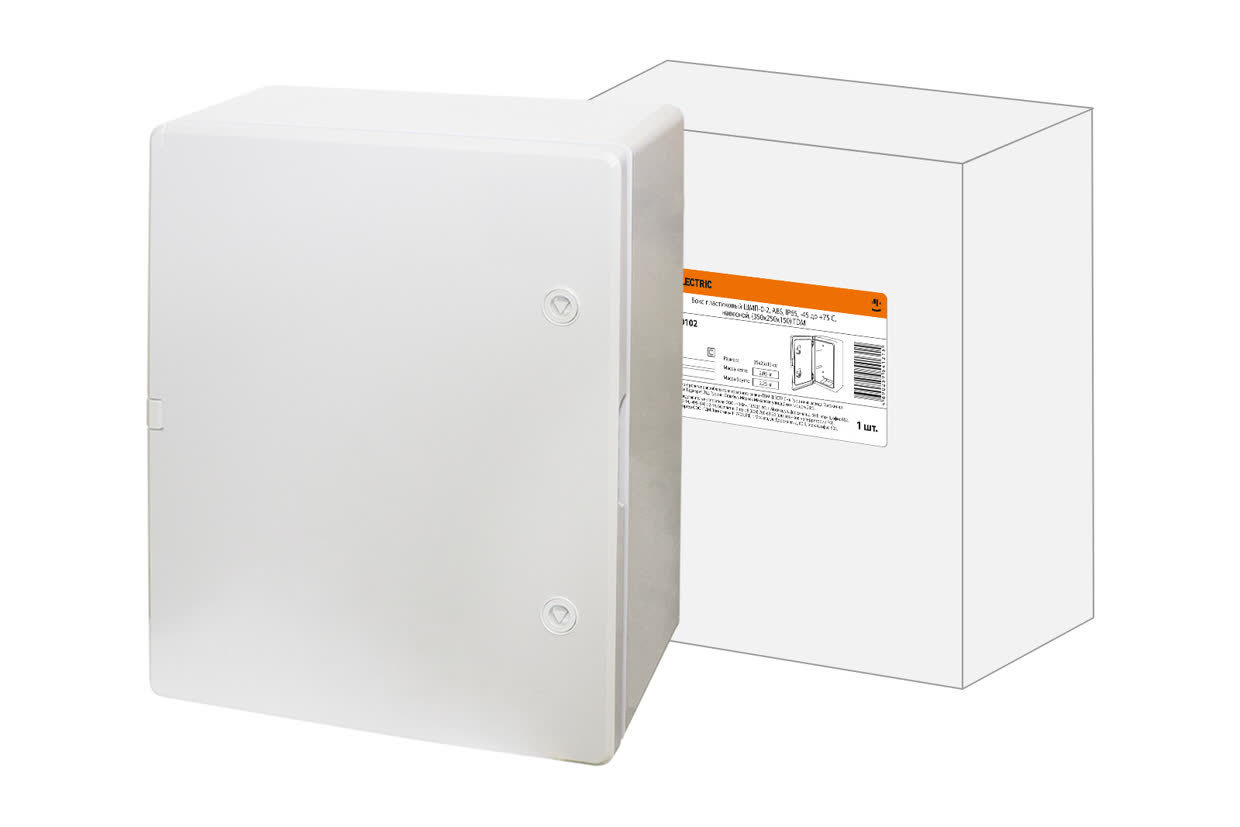 Щит с монтажной панелью TDM ELECTRIC SQ0932-0102 ЩМП-0-2 IP65 (350x250x150)