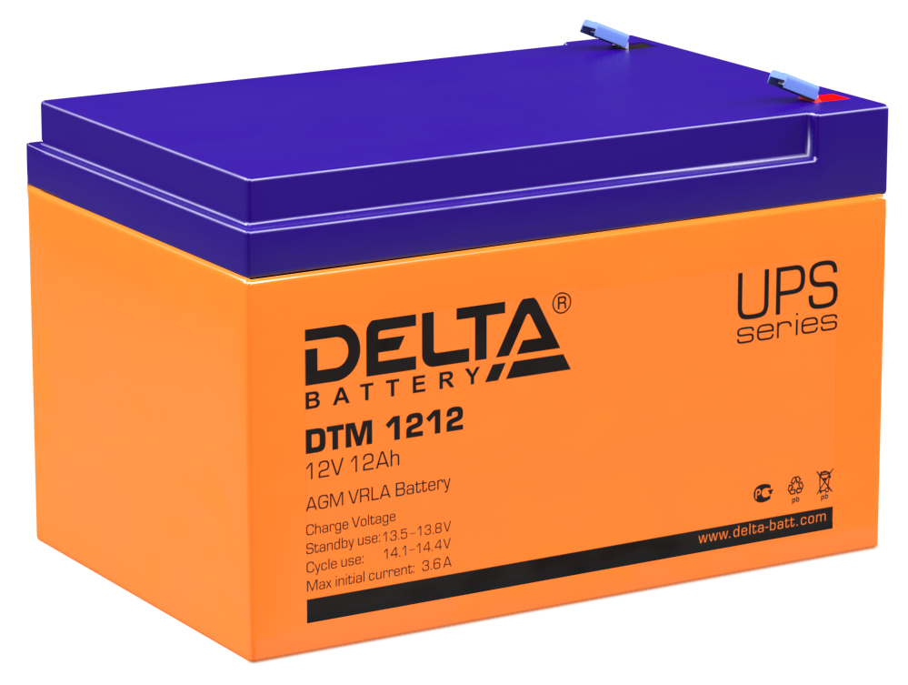 DTM 1212 ∙ Аккумулятор 12В 12 А∙ч