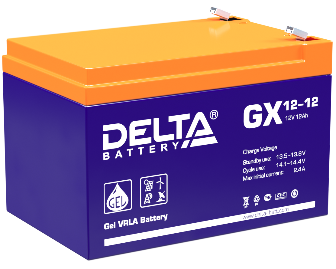 GX 12-12 ∙ Аккумулятор 12В 12 А∙ч