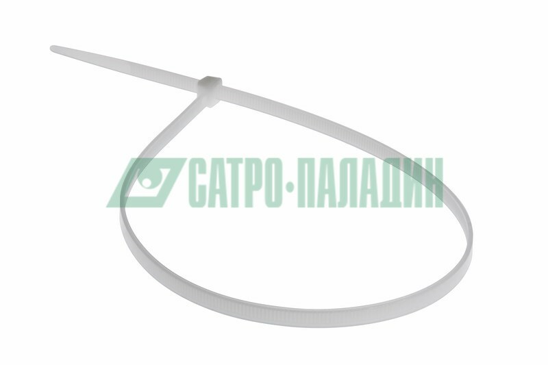 Стяжка 07-0450-5 ∙ Хомут-стяжка кабельная нейлоновая 450x4,8мм, белая (100 шт/уп) Rexant ∙ кратно 10 упак