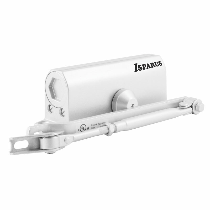 Доводчик дверной Isparus 430 (серый)