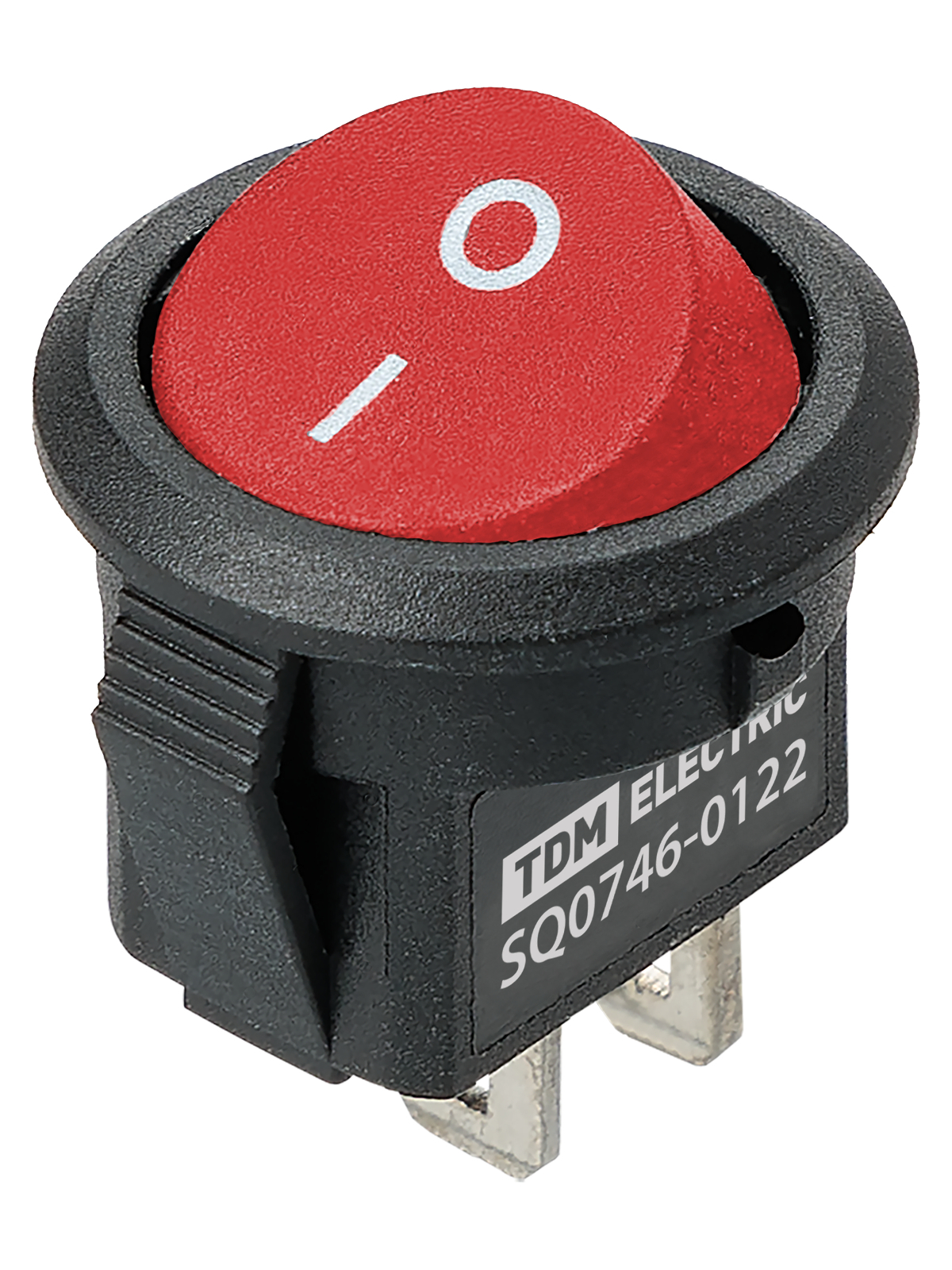Выключатель автоматический TDM ELECTRIC SQ0746-0122 KCD11-101 250В AC/DC, 1P, 3А, (2с), ON-OFF, красная клавиша