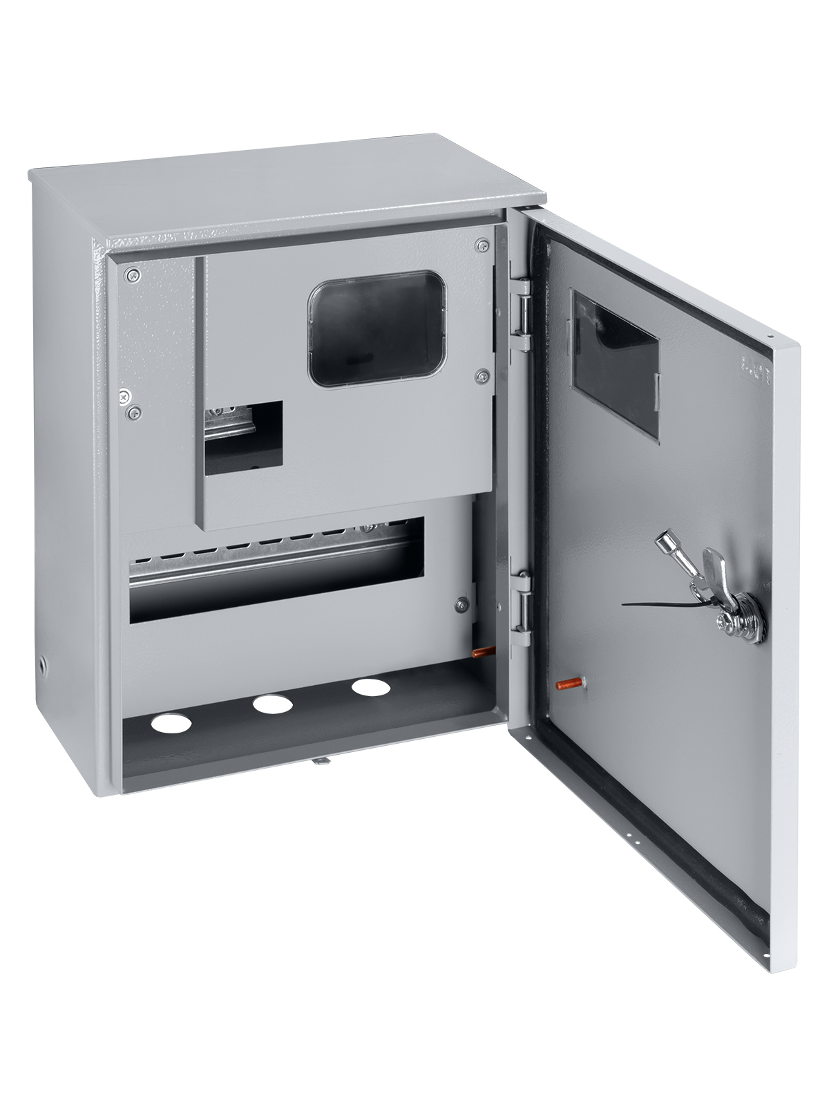 Щит учета TDM ELECTRIC SQ0905-1001 ЩУ-1ф/1-0-12 IP66 (ЩУРН-1/12 IP66) (395х310х165) с опломбировкой счётчика