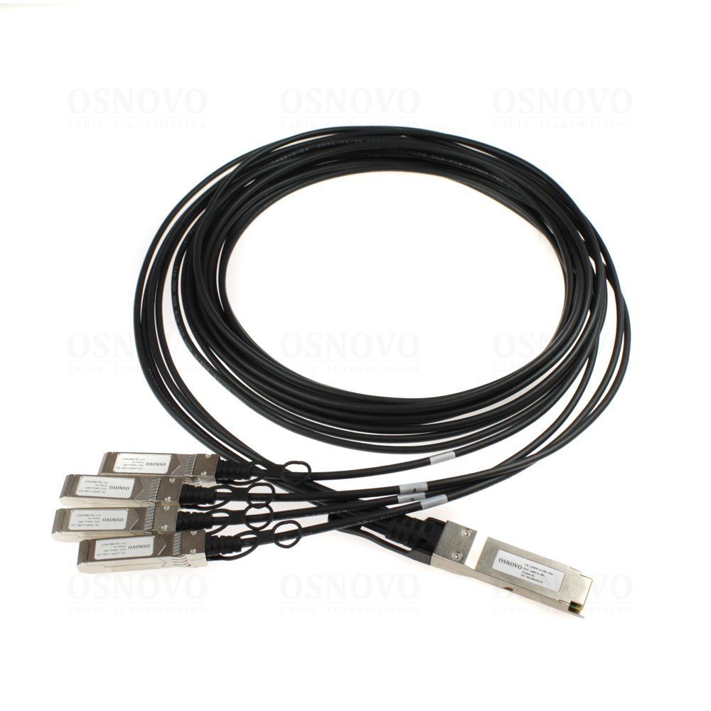Объединительный DAC кабель QSFP+ OC-QSFP-4x10G-3M