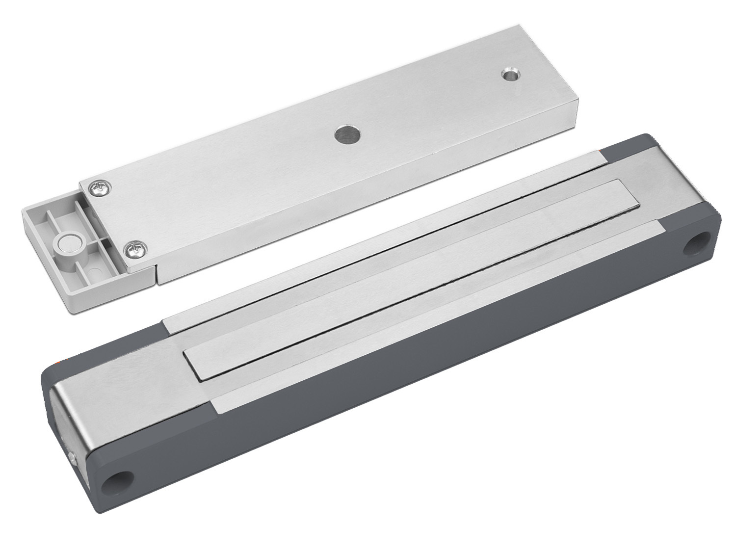 Замок электромагнитный Aler AL-400-24V PRemium (темно-серый)