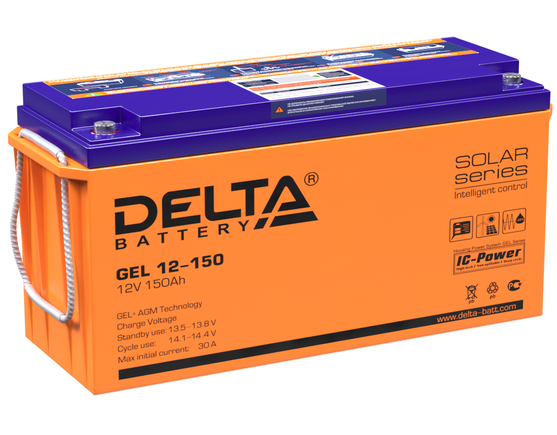 GEL 12-150 ∙ Аккумулятор 12В 150 А∙ч