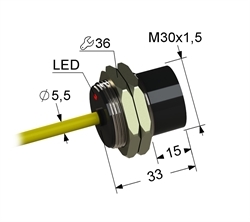 Датчик индуктивный бесконтактный PS2-30M33-15N11-K