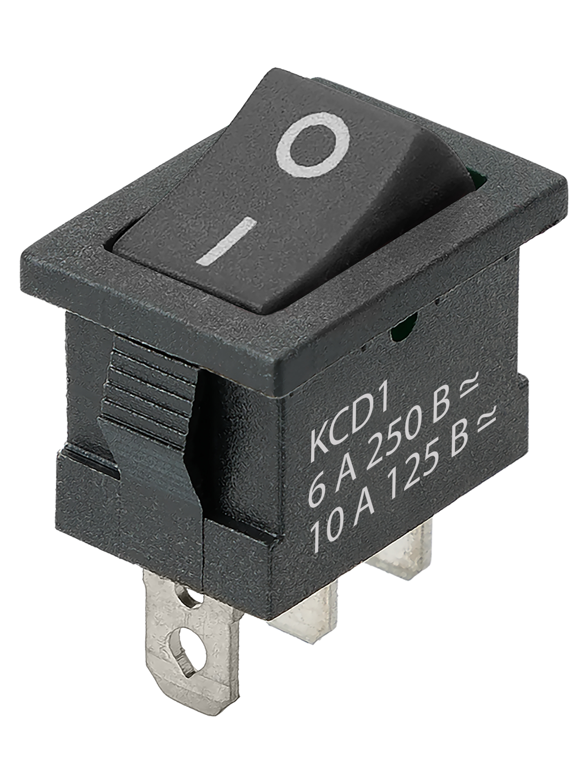Выключатель автоматический TDM ELECTRIC SQ0746-0139 KCD1-102 250В AC/DC, 1P, 6А, (3с), ON-ON, черный