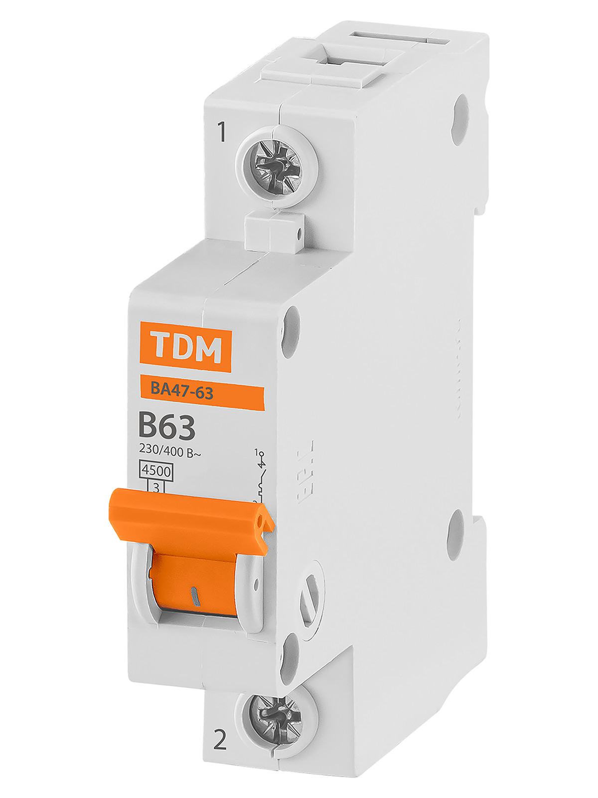 Выключатель автоматический модульный TDM ELECTRIC SQ0218-0004 ВА47-63 1Р 20А 4,5кА х-ка С