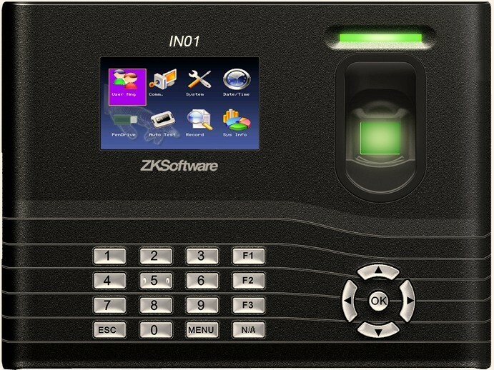 Терминал УРВ ZKTeco IN01-ID
