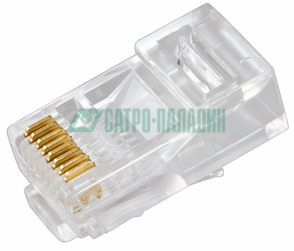 05-1021-6 ∙ Разъем UTP RJ-45 (8P8C), CAT 5e PROconnect Light ∙ кратно 10 шт