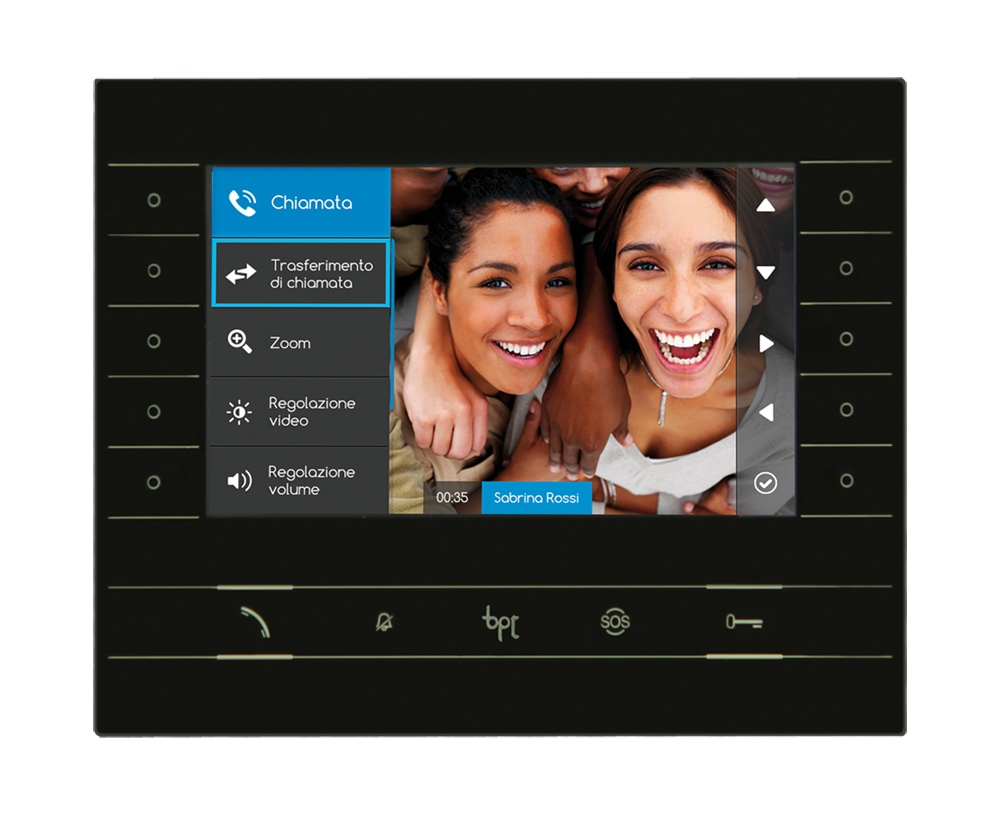 Монитор видеодомофона FUTURA IP BK (62100570)