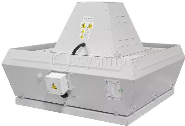 Вентилятор крышный Sysimple TDVN 800