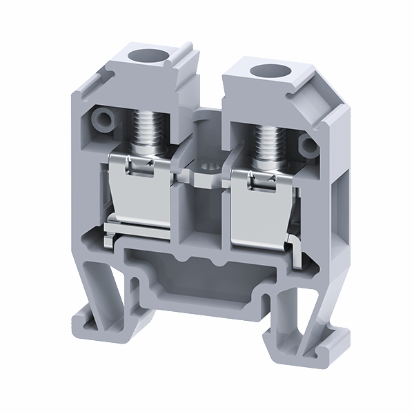 Клемма винтовая КЭАЗ 331803 OptiClip CMT-4-I-32A-(0,2-4)-серый