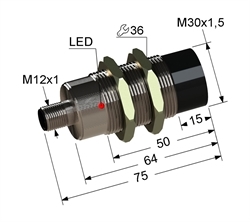 Датчик индуктивный бесконтактный PS2-30M75-15N51-C4