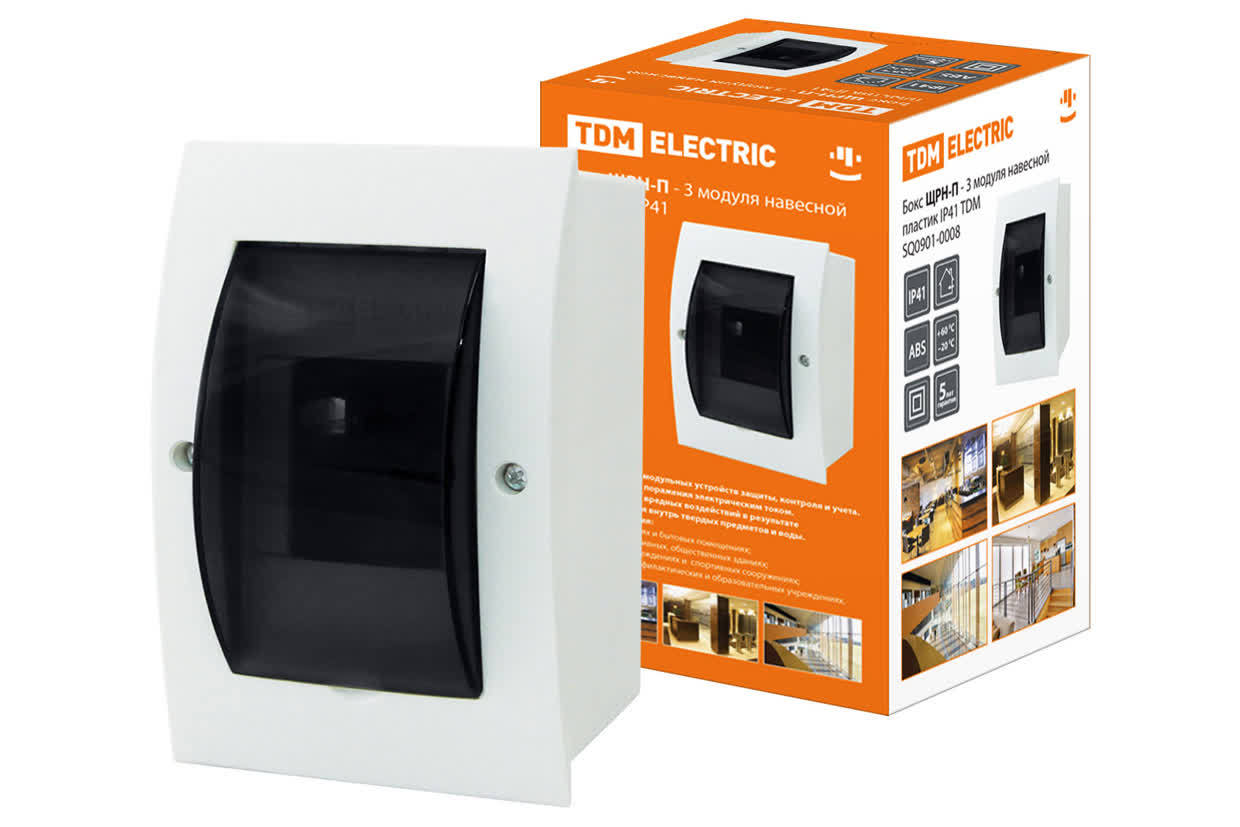 Щит распределительный TDM ELECTRIC SQ0901-0008 ЩРН-П-3