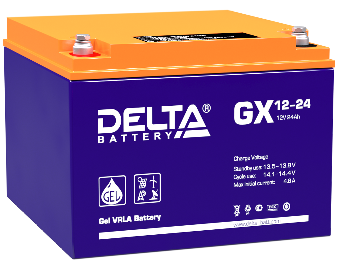 GX 12-24 ∙ Аккумулятор 12В 24 А∙ч