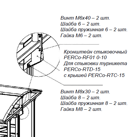 Ограждение полноростовое PERCo-RF01 0-10