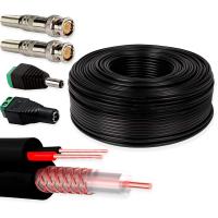 Кабель КВК Ps-Link KVK-CU-2075K-40 с набором коннекторов RG-59 + 2 x 0.75 кв.мм. 40м.