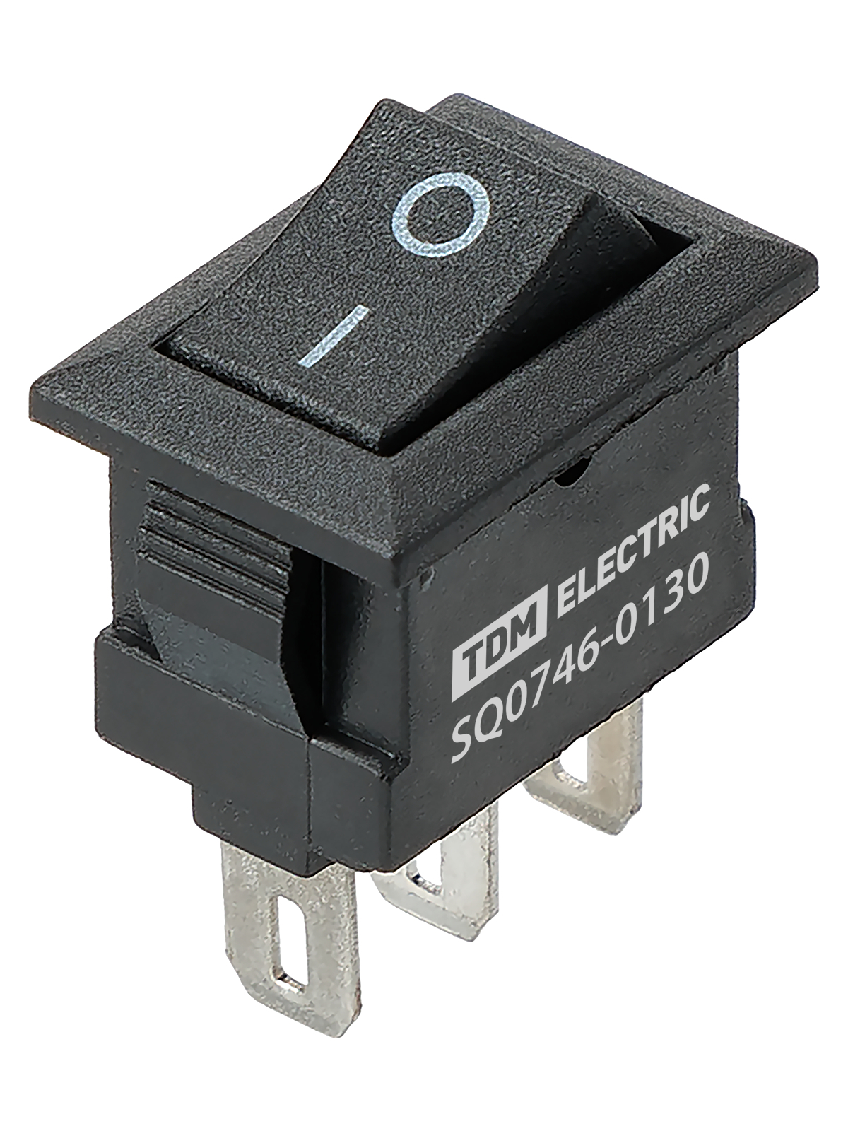 Выключатель автоматический TDM ELECTRIC SQ0746-0130 KCD11-102 250В AC/DC, 1P, 3А, (3с), ON-ON, черный