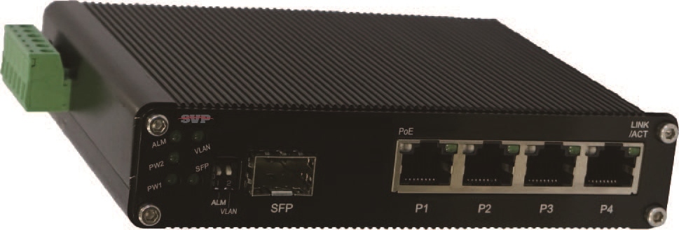 Коммутатор PoE SVP-E4111PpH-S-DR