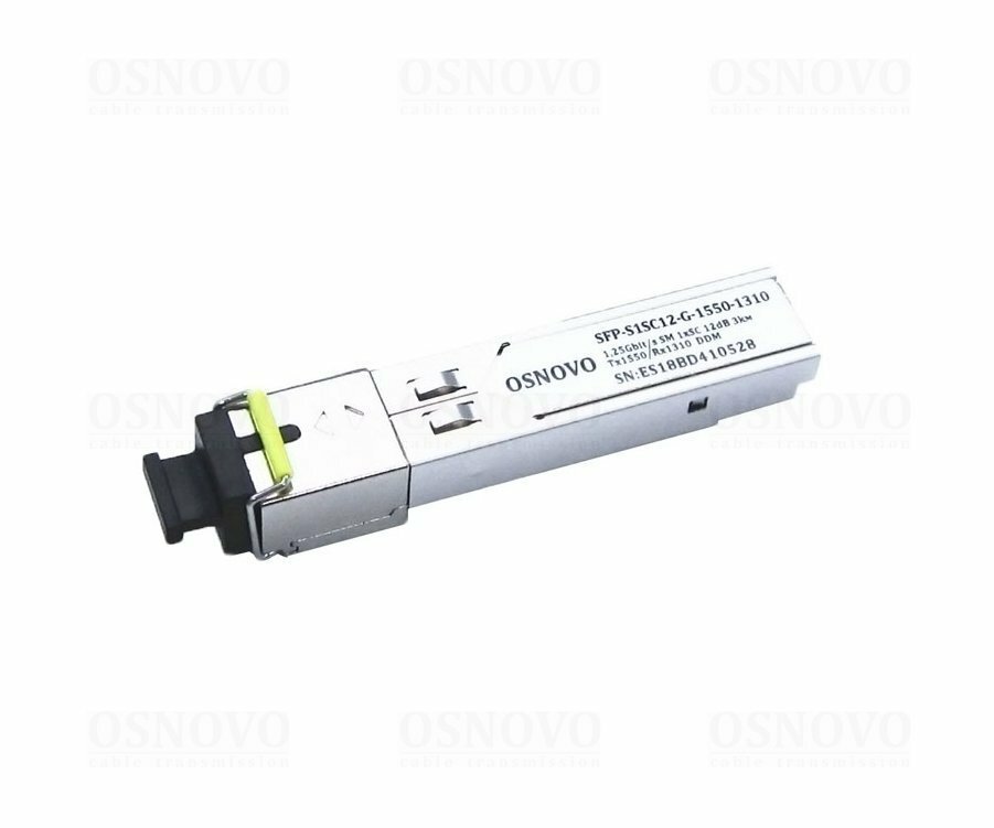 Модуль SFP оптический SFP-S1SC12-G-1550-1310-I