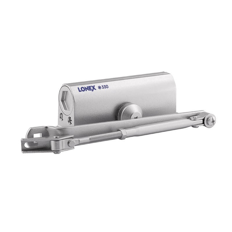 Доводчик дверной LONEX 330 (серебро)