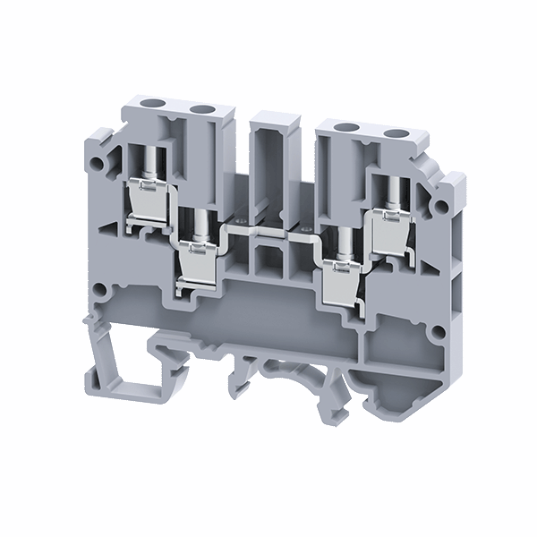 Клемма винтовая КЭАЗ 289793 OptiClip СMC-2,5-QUATTRO-(0,2-4)-I-серый