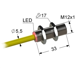 Датчик индуктивный бесконтактный PS2-12M33-4B41-K