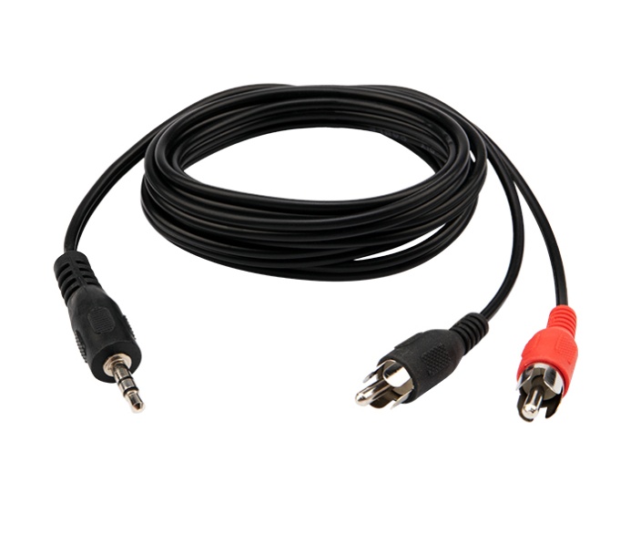 17-4202 ∙ Шнур REXANT Стерео 3,5 мм - 2 RCA, 1.5 м (10 шт./уп.) ∙ кратно 10 шт