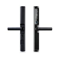 Дверной замок WIFI Ps-Link F2-TY с датчиком отпечатка пальца и защитой IP65 Черный