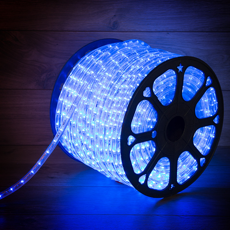 121-253 ∙ Дюралайт LED, эффект мерцания (2W) - синий, 36 LED/м, бухта 100м ∙ кратно 100 м