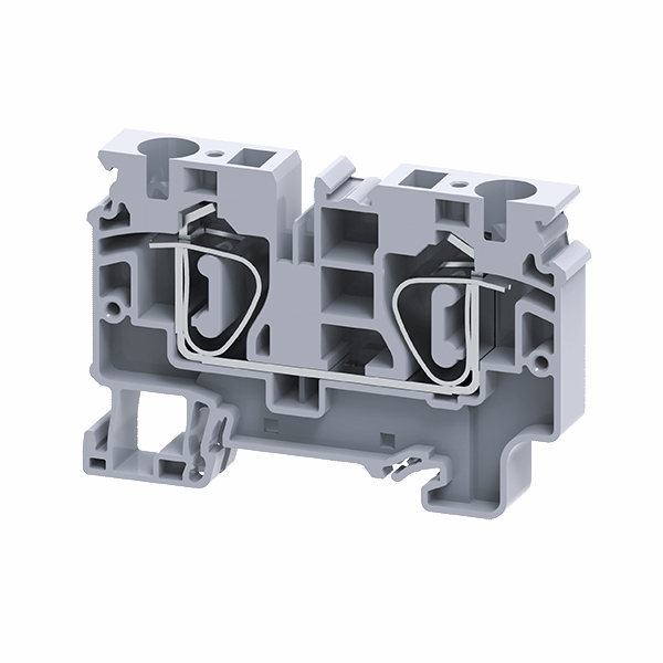 Клемма пружинная КЭАЗ 289717 OptiClip CX-10-I-57A-(0,2-10)-серый