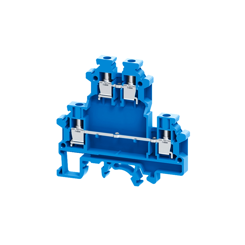 Клемма винтовая КЭАЗ 289802 OptiClip ODL-2,5-2L-I-BU-синий