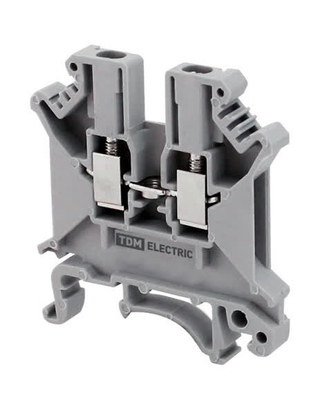 Зажим наборный TDM ELECTRIC SQ0803-1102 ЗНН-4мм2 41А серый (Ph-C UK-4N) (Упаковка 10шт)