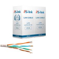 Кабель UTP 4x2x0.5cat 5E (омедненный Al, CCA) бухта 305 метров Ps-Link UTP-CCA305